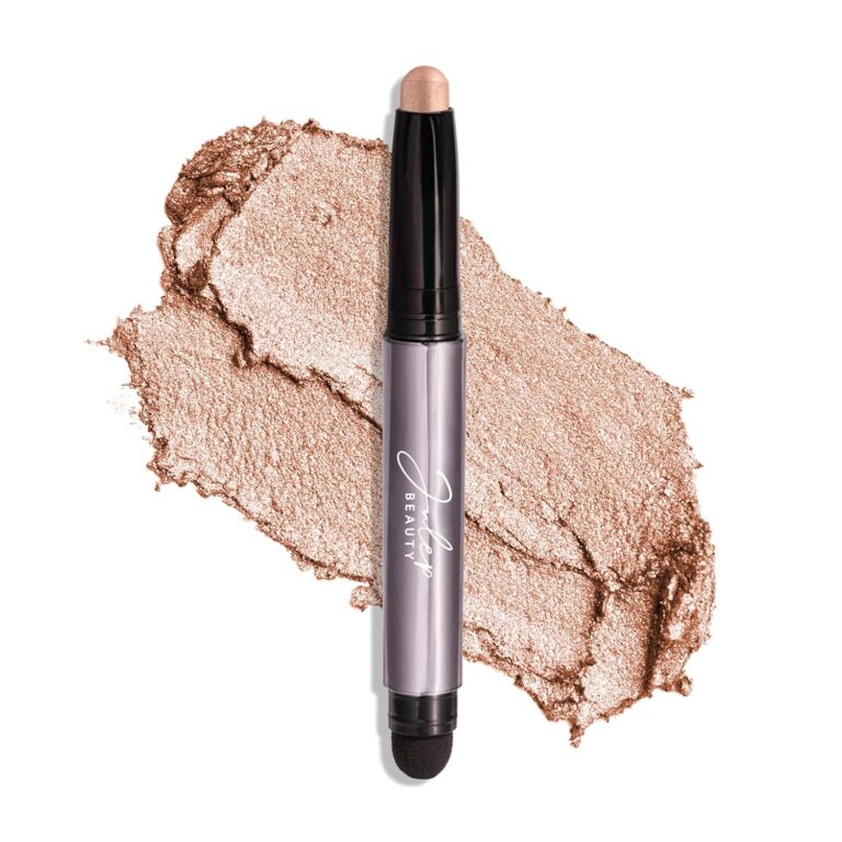 1 Crème-to-Powder Eyeshadow Stick, Champagne Shimmer, Long-Lasting